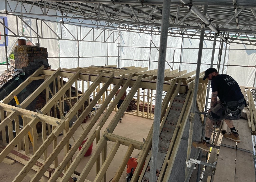 house construction before